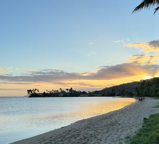 ハワイのシークレットビーチ。