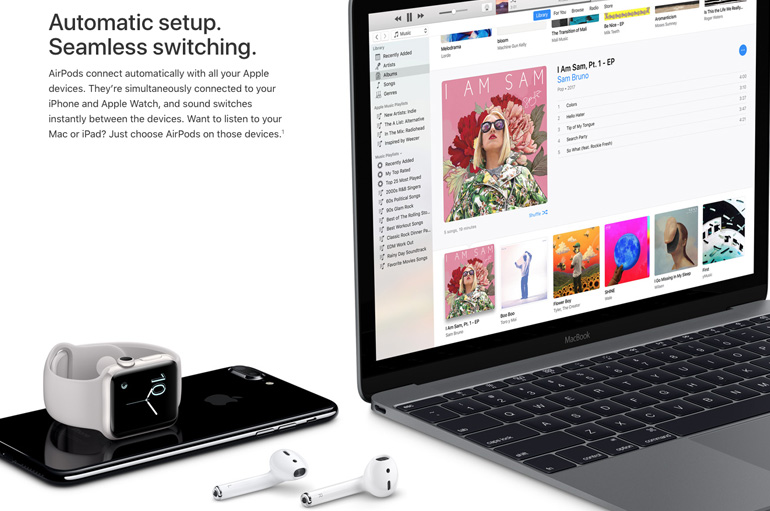 AirPodsが素敵な6つの理由。