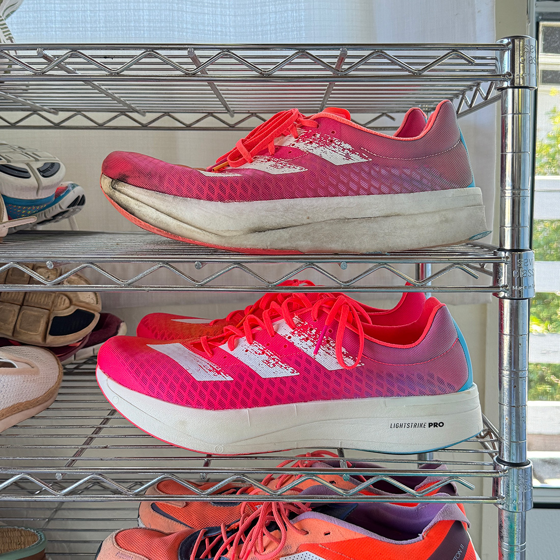 IMG_1286 アディダス アディゼロ アディオス プロ お気に入りのスニーカー、終了。