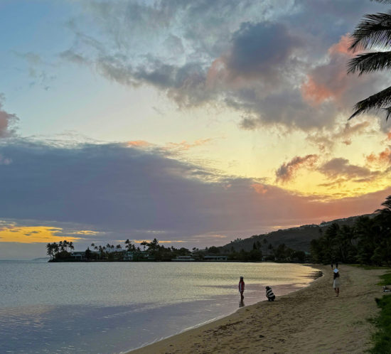 ハワイに住んでいること。
