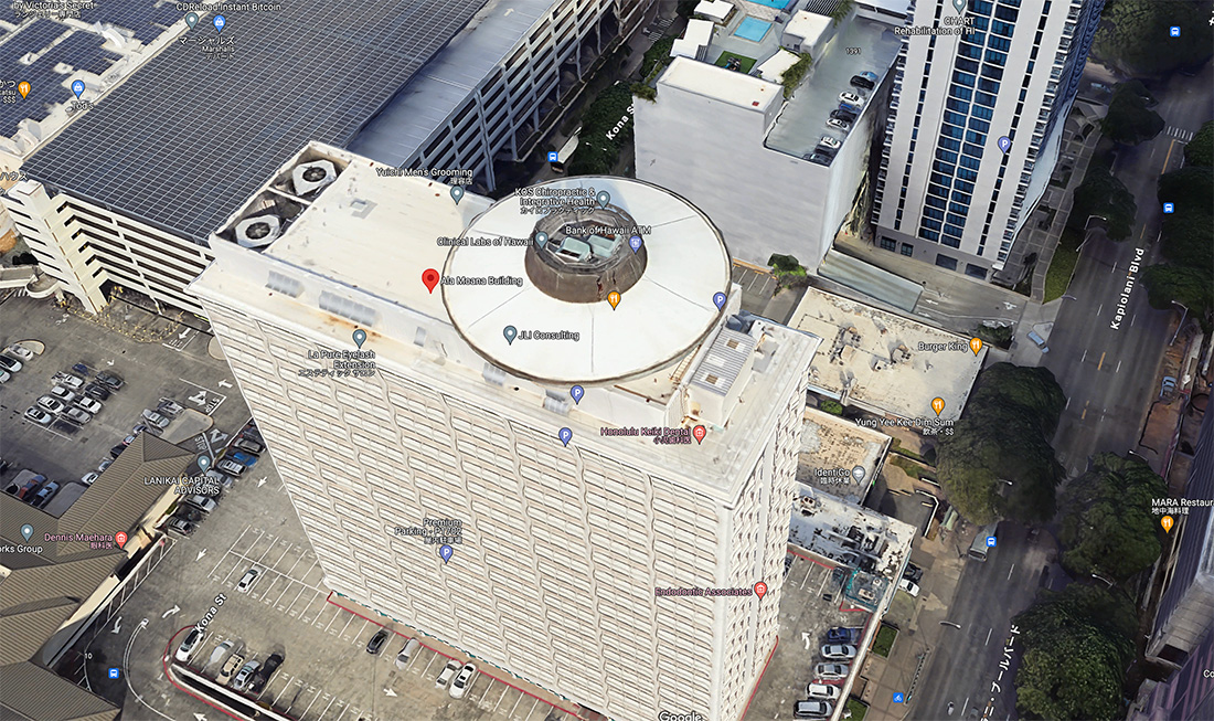 1 オアフの変わった建物。