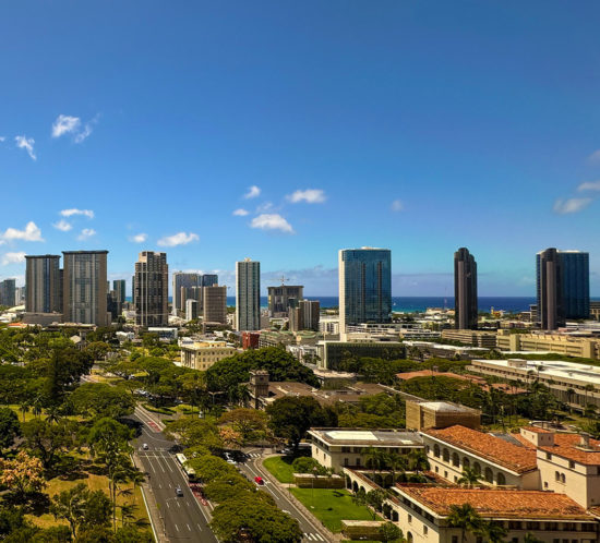 凄い眺めのオフィス。