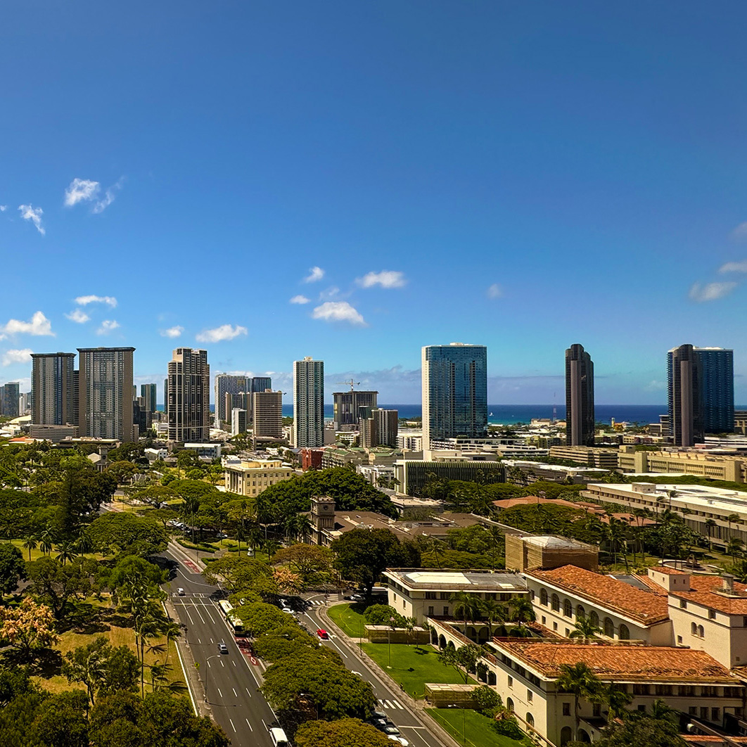 凄い眺めのオフィス。