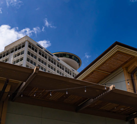 オアフの変わった建物。