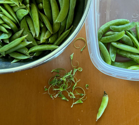 スナップエンドウ。