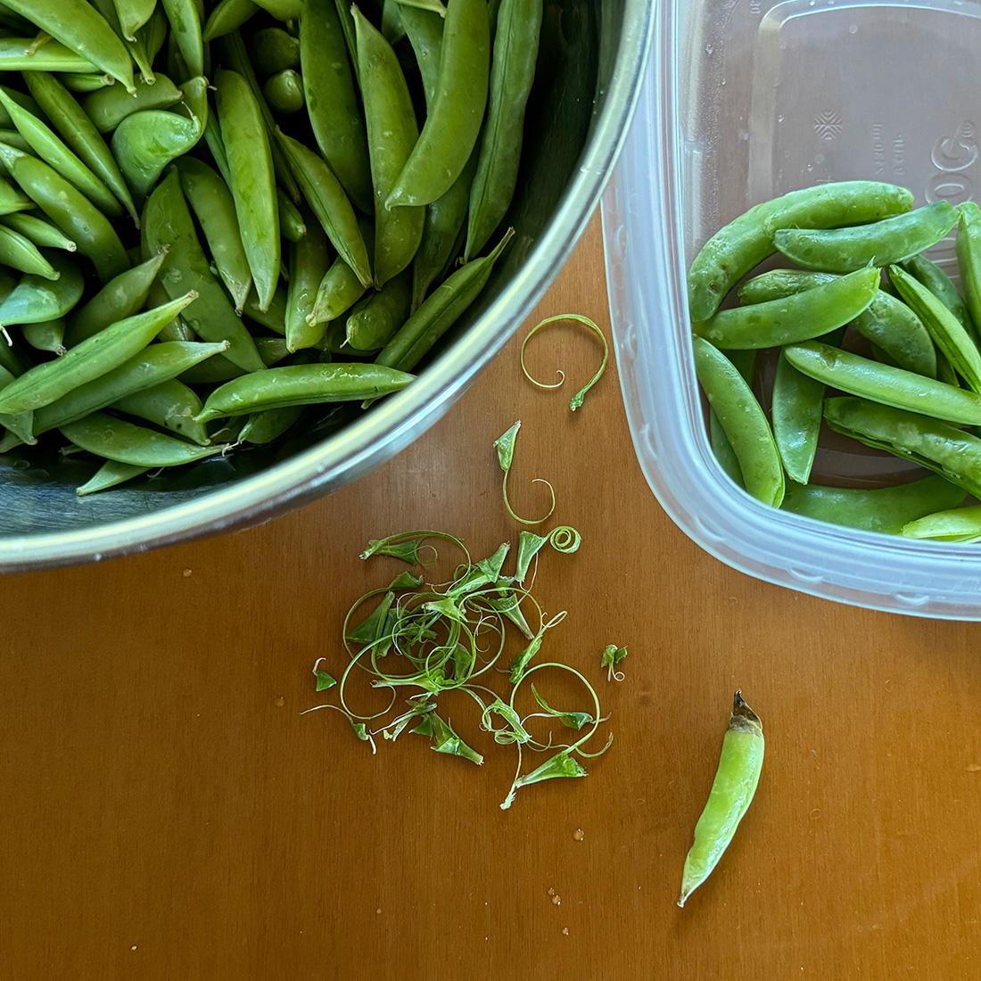 スナップエンドウ。