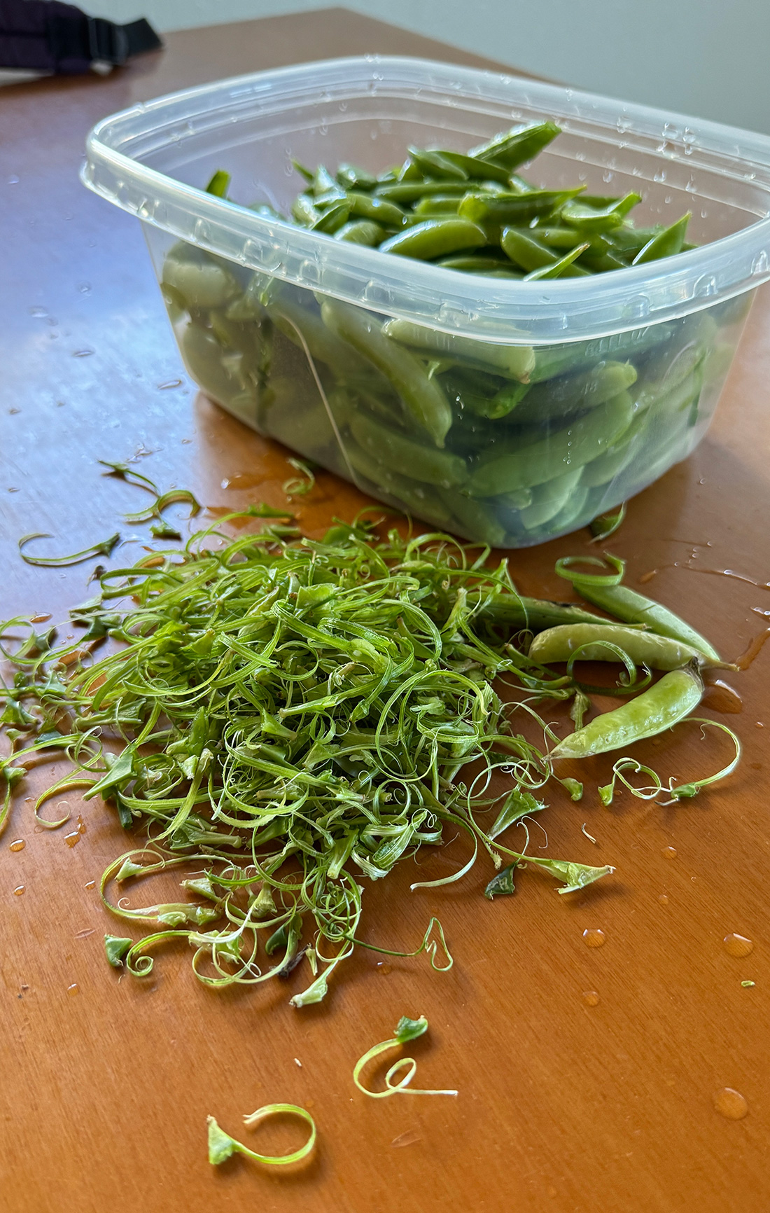 スナップエンドウ。