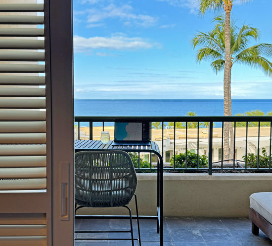 ハワイ島出張2日目の朝。