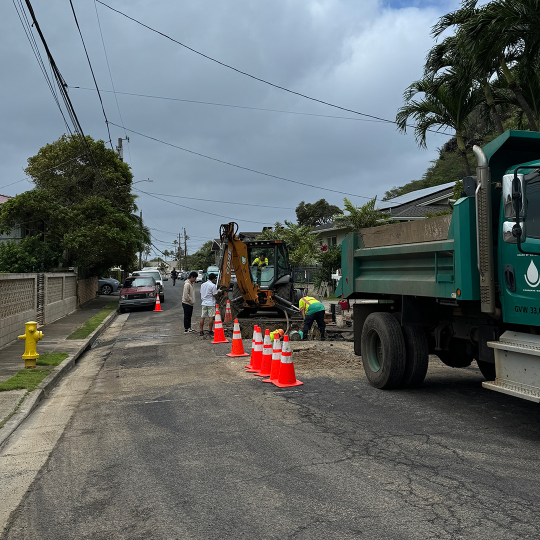 ようやく断水解除。