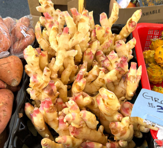 新生姜の季節。