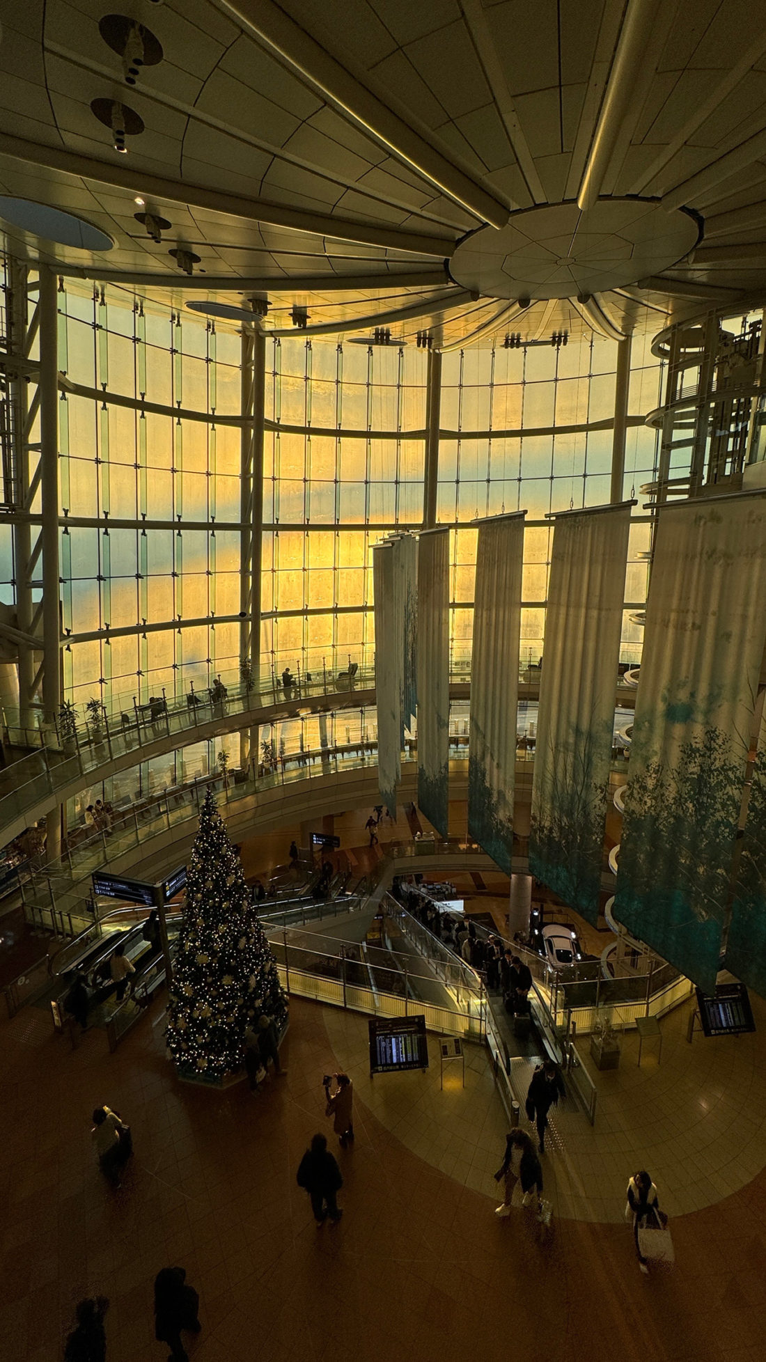 最終日、羽田空港にて。