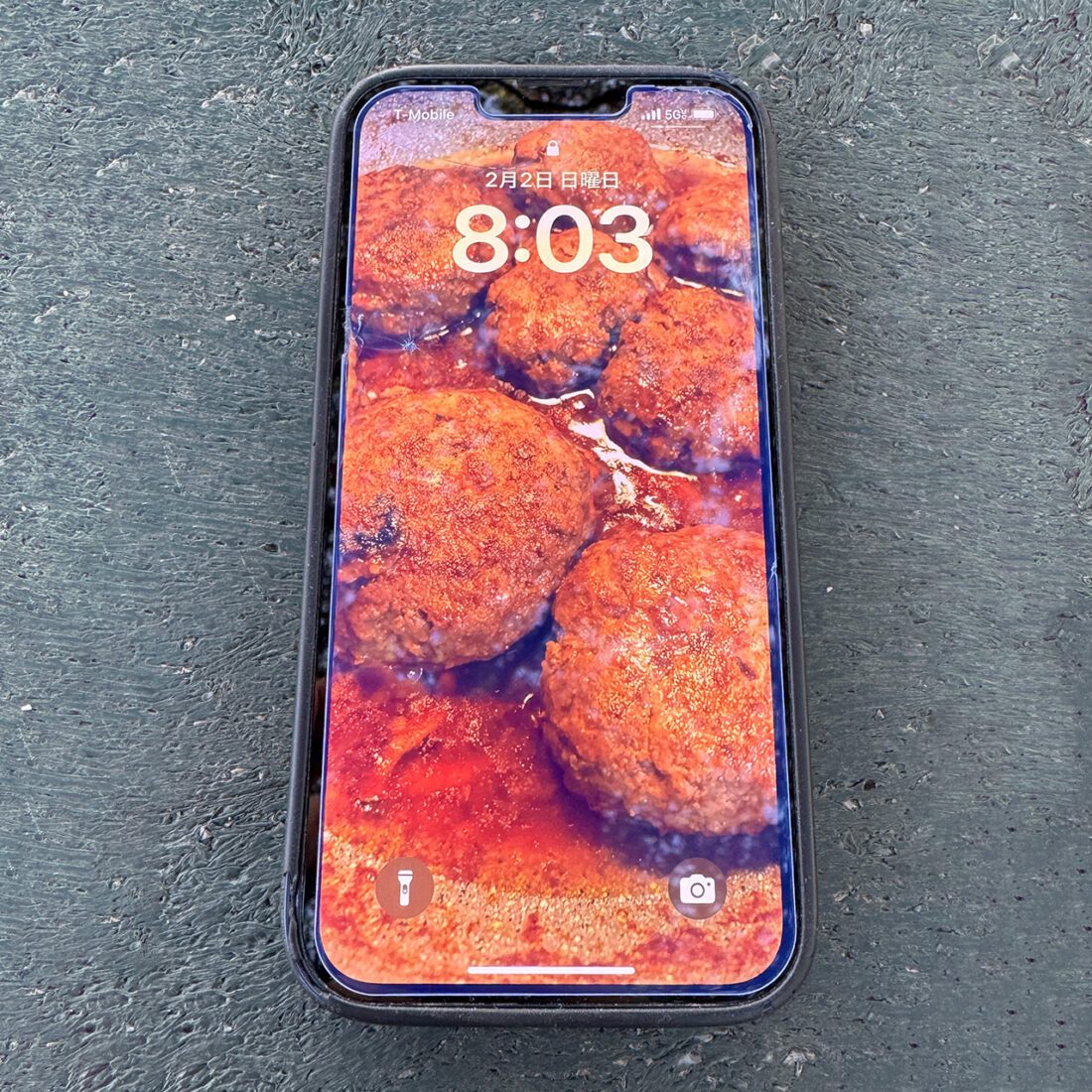 友人のiPhone待受画面（笑）