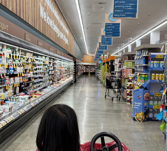 バレンタインデーと夜のセーフウェイ。