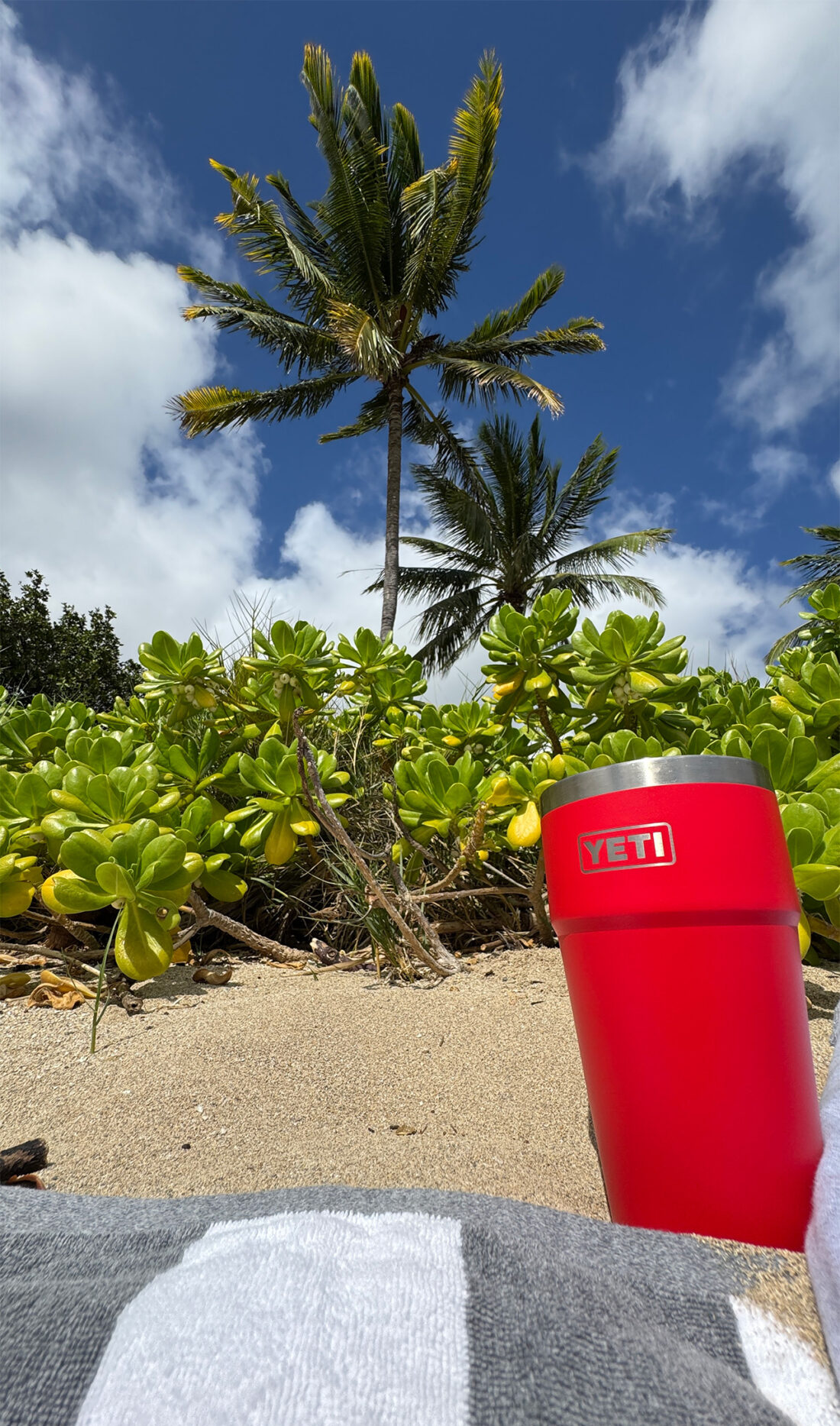 煮詰まったのでビーチに。