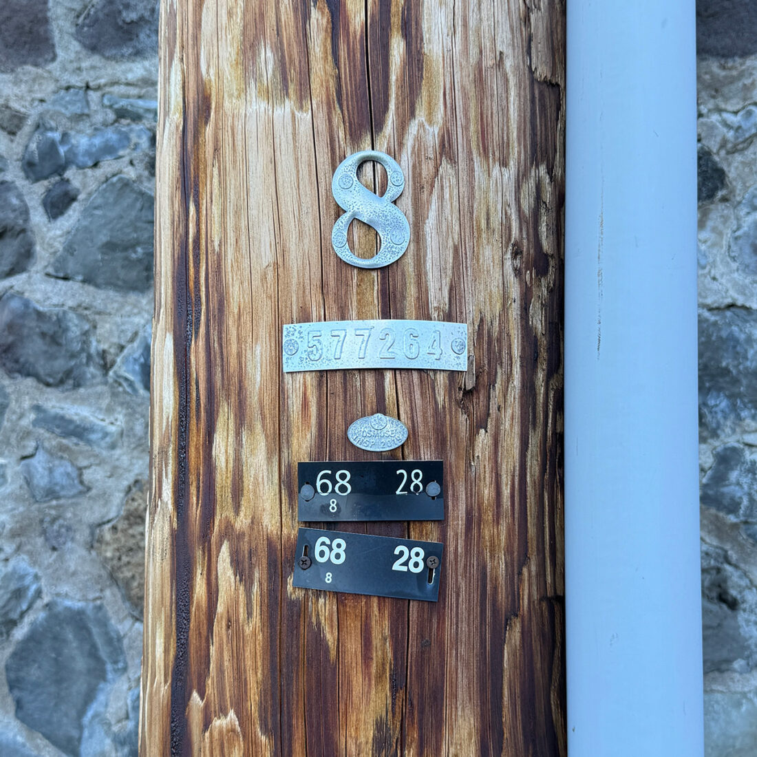 ハワイの電柱。