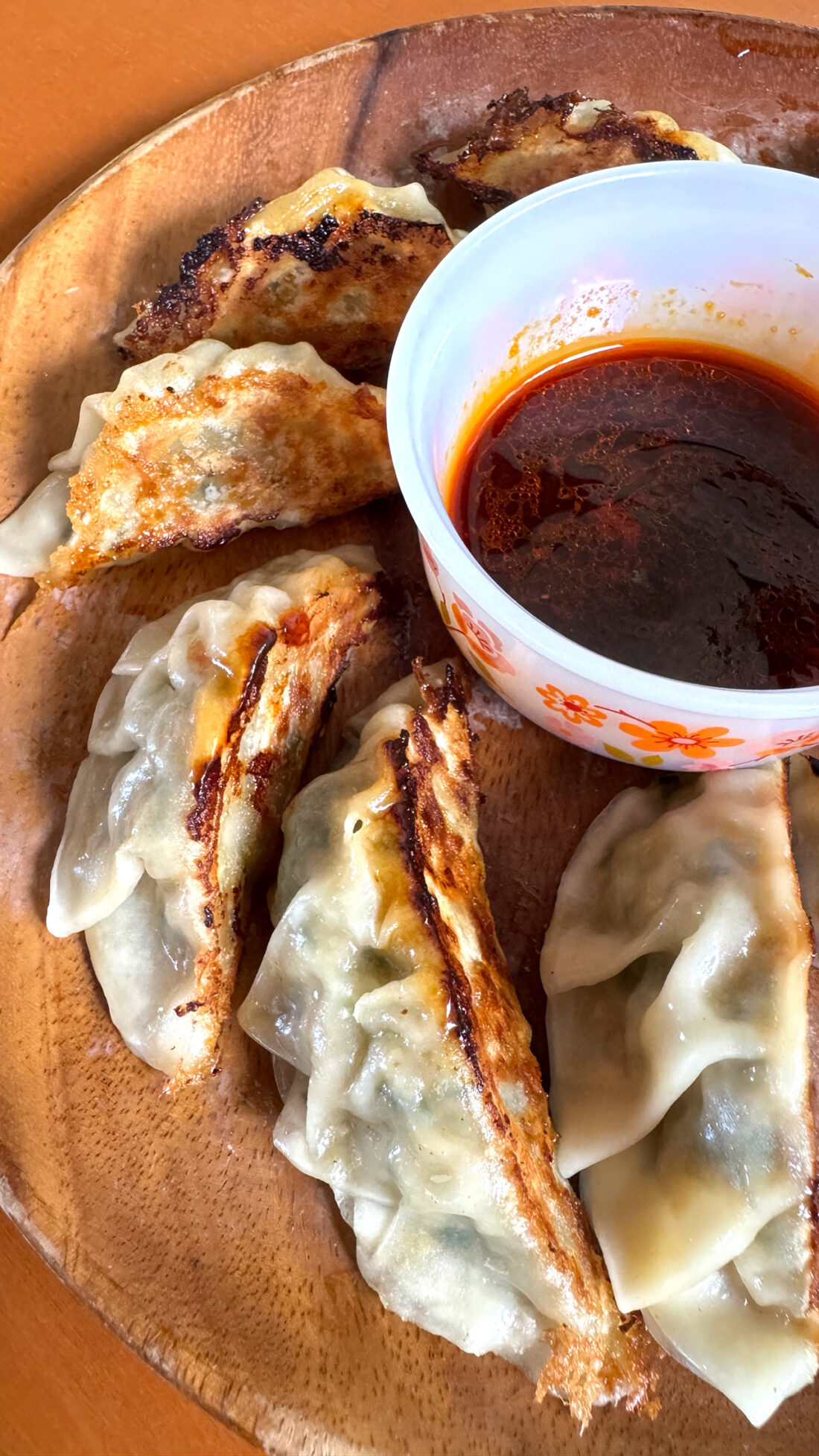 日曜日、餃子、ビール。