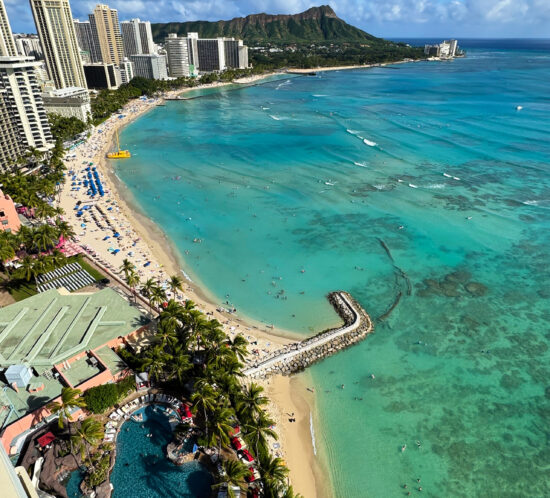 シェラトンワイキキと長岡花火。