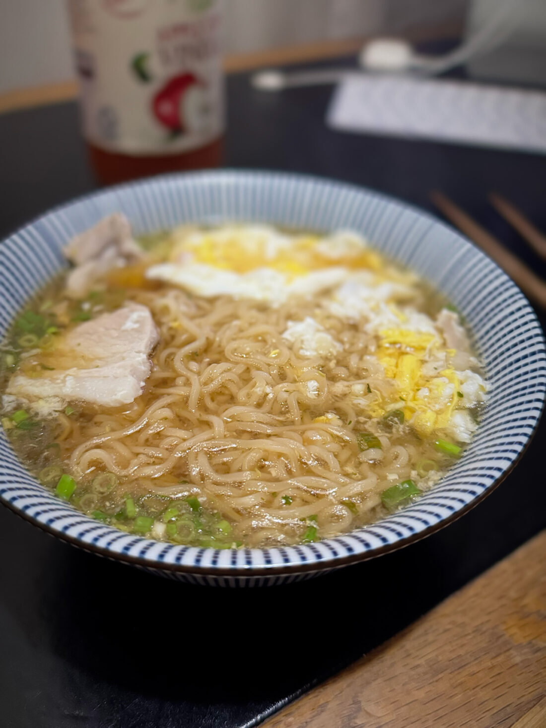 真夜中の背徳ラーメン。