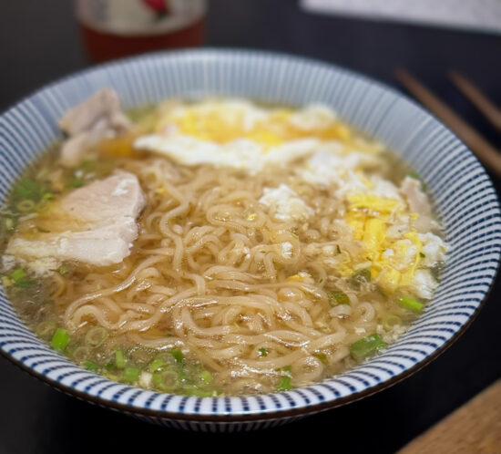真夜中の背徳ラーメン。