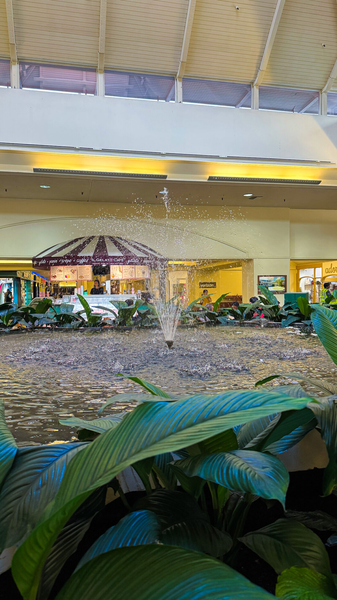 9時にカハラモール噴水前で。