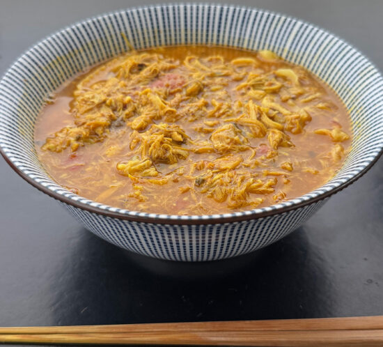 今日のランチ | カレー刀削麺