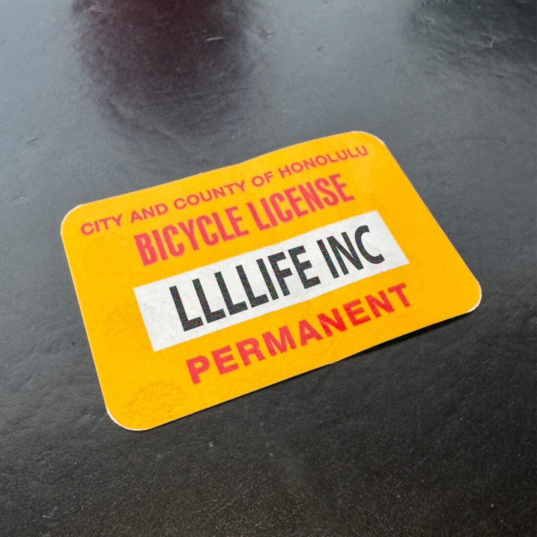 ハワイでの自転車の車両登録について。