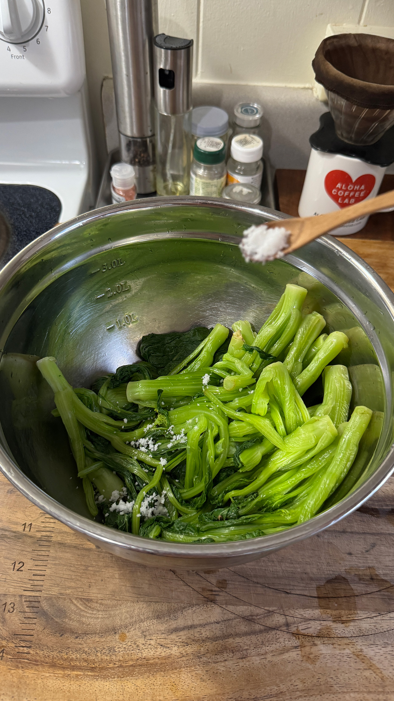 チョイサムのごま油和えにハマってしまった。 チョイサムのごま油和えにハマってしまった。