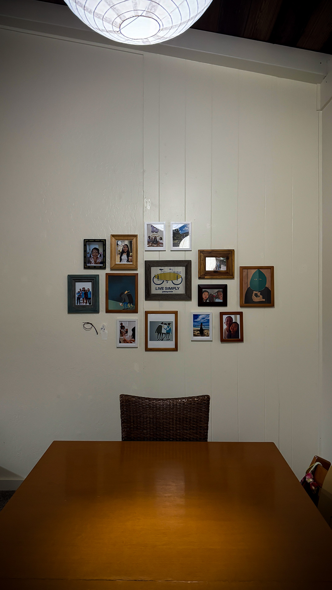 壁の写真について。