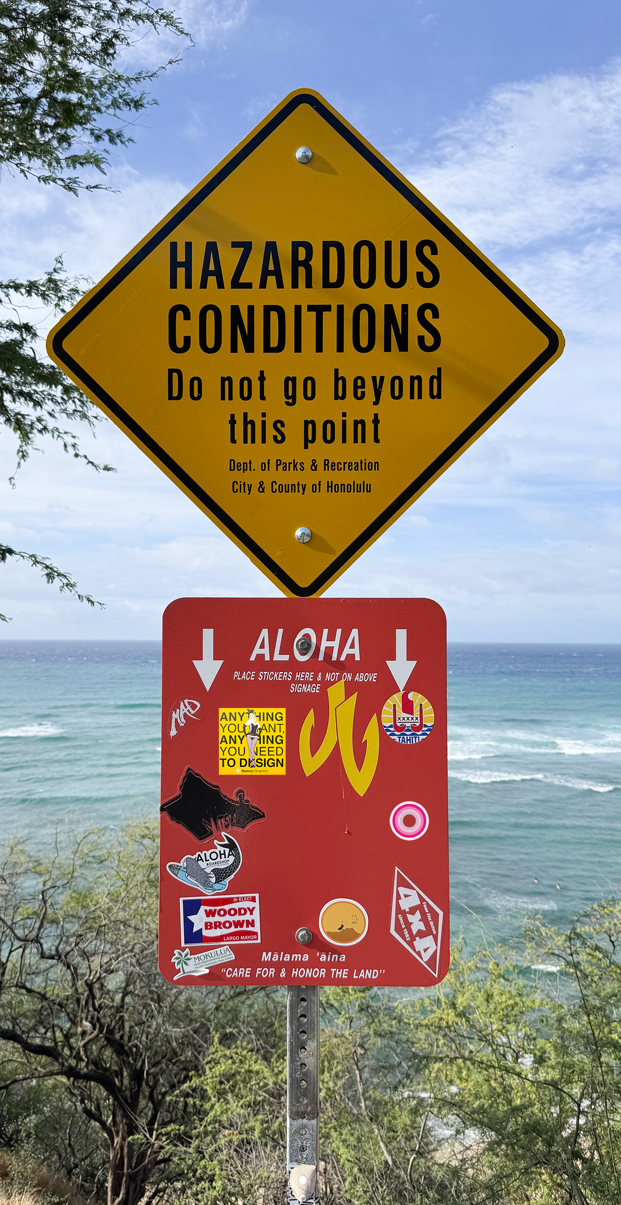 ハワイらしい看板が登場しました♪ ハワイらしい看板が登場しました♪