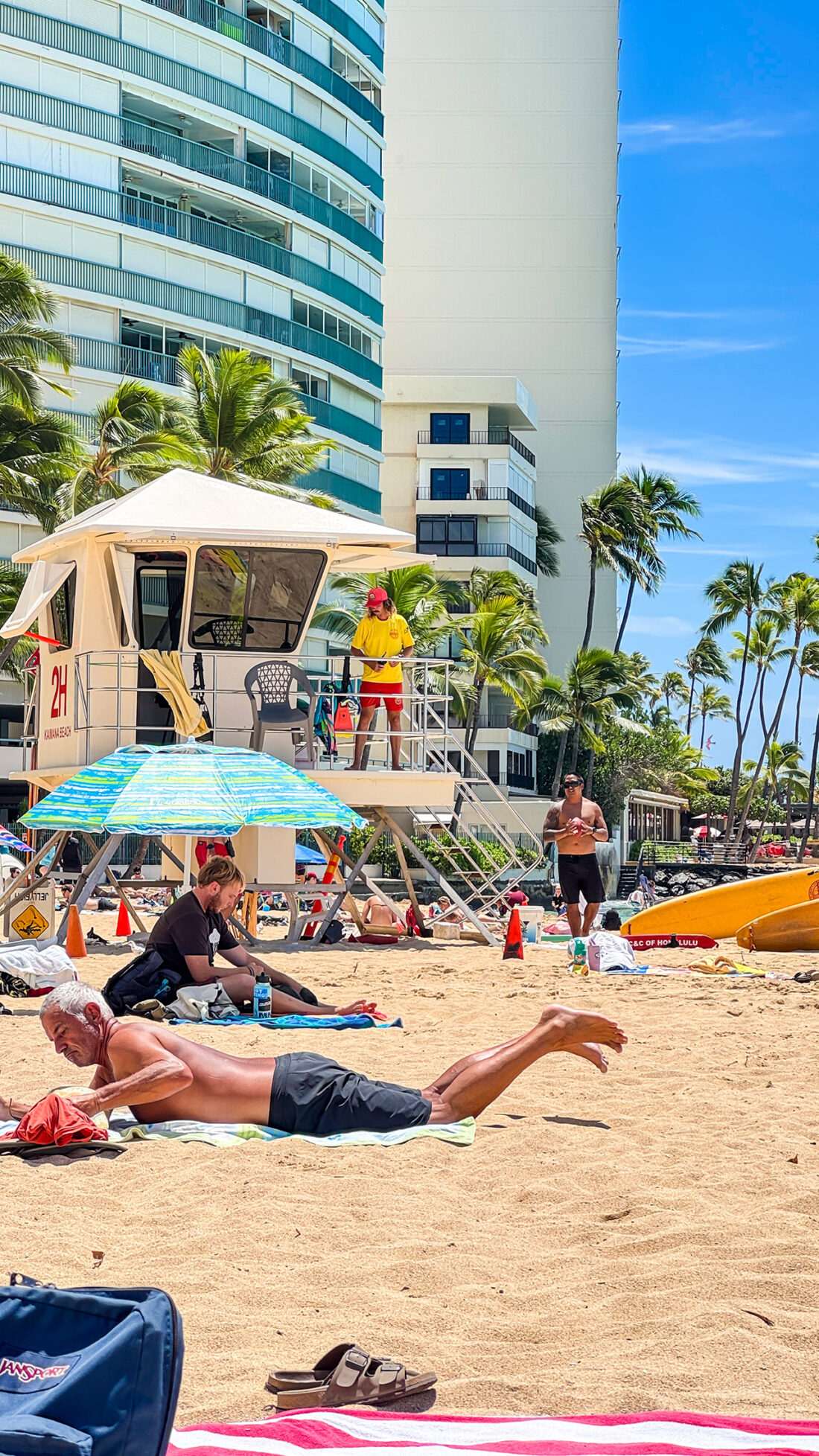 やっぱりカイマナビーチ。