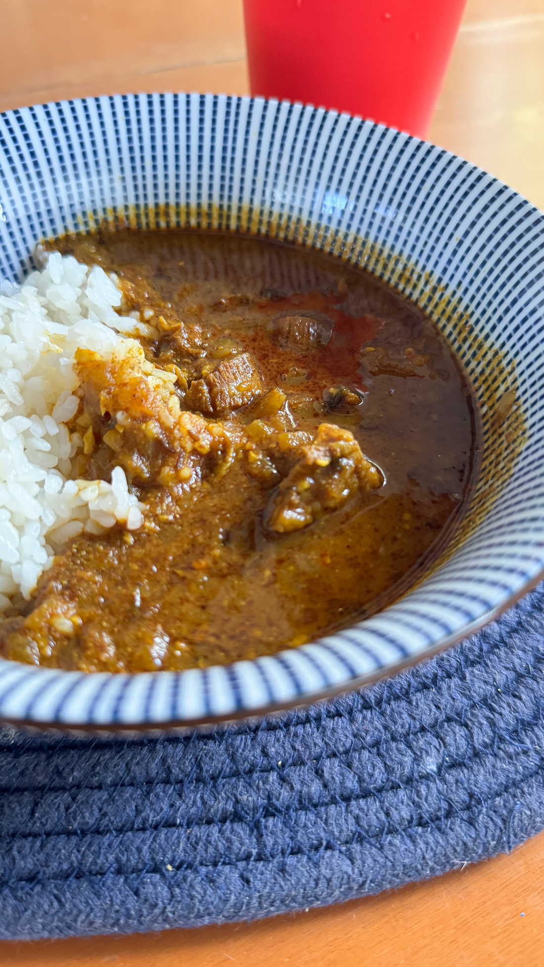 あごだしスパイストマトカレー。