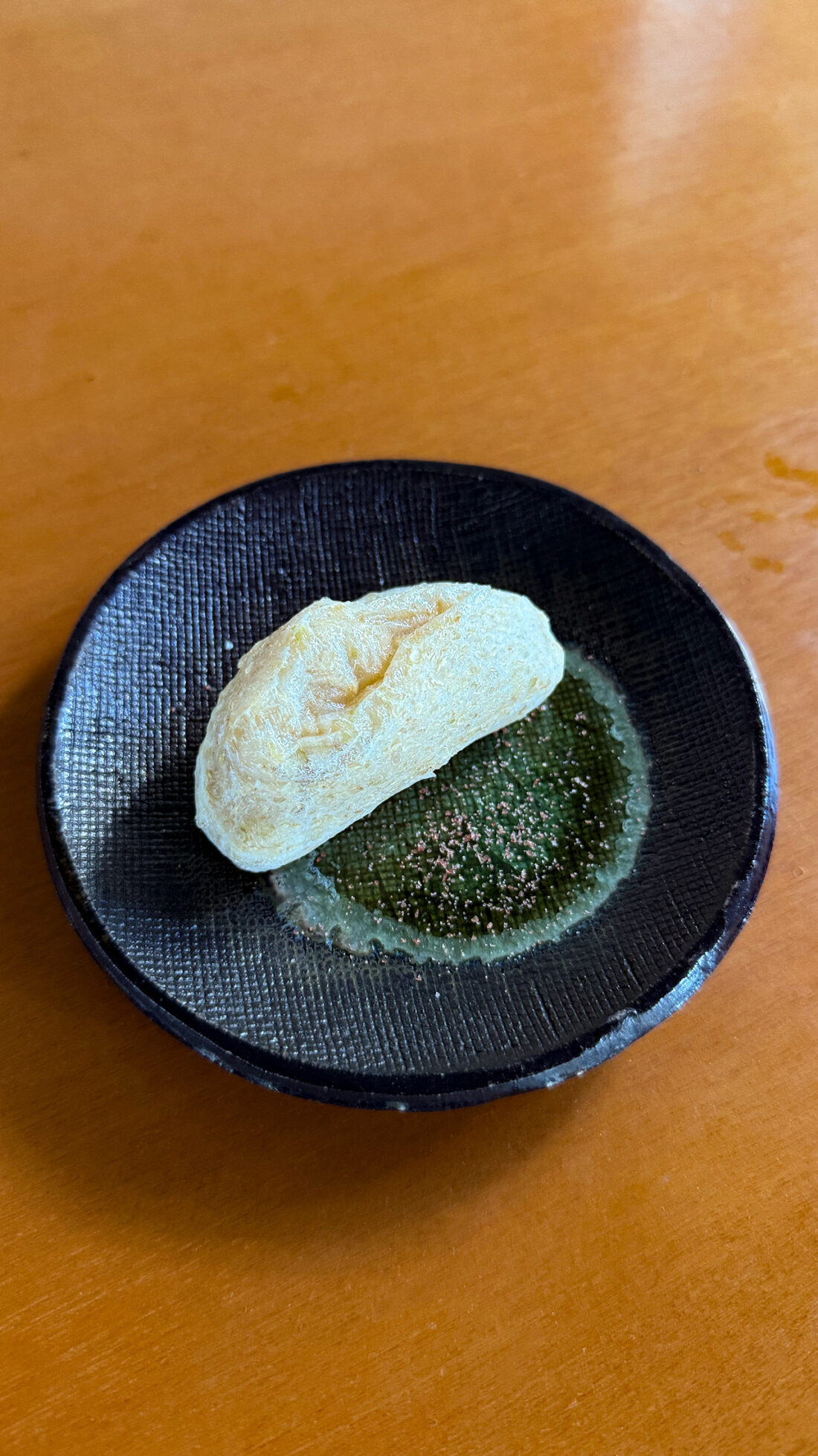 と亀の自然餅〈玄米〉を焼いて食う。