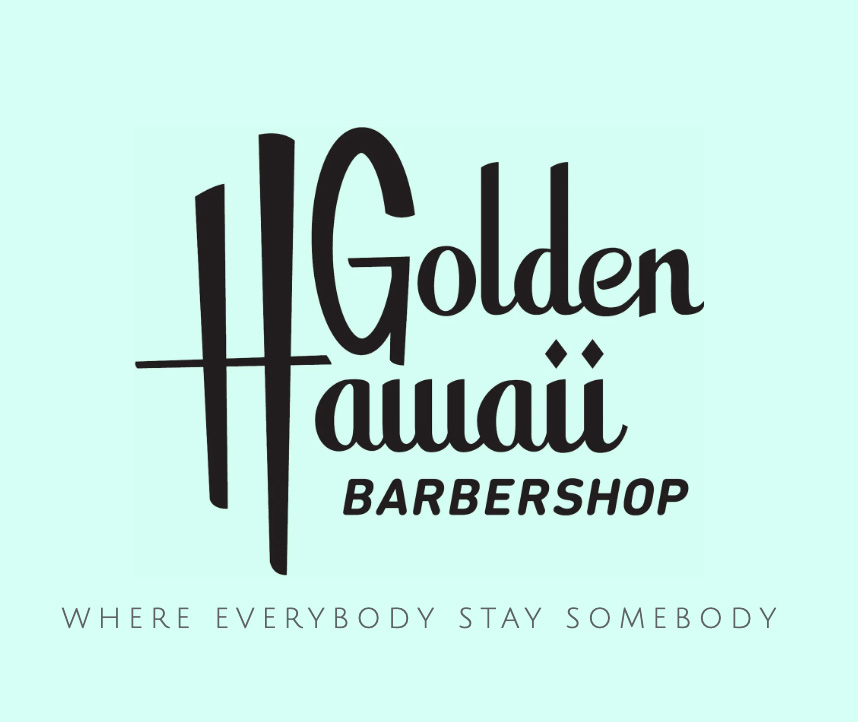 カイムキで見つけたお洒落バーバーショップの看板。