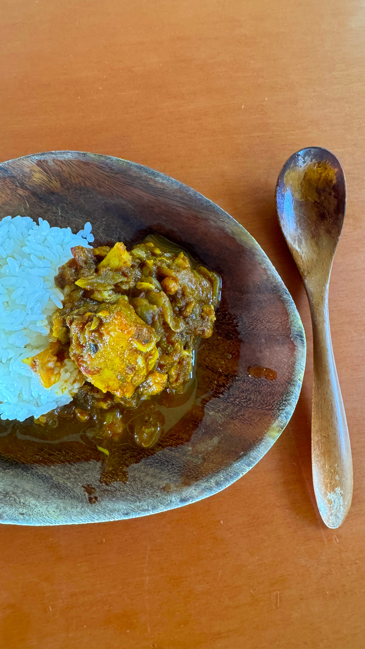 あごだしと白身魚のスパイスカレー。