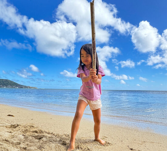 晴天のパイコビーチで道草を少々。