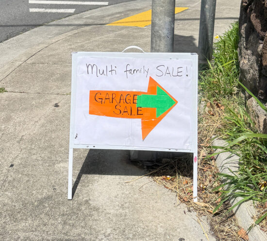 ガレージセールとヤードセールとムービングセールとエステートセールの違い。