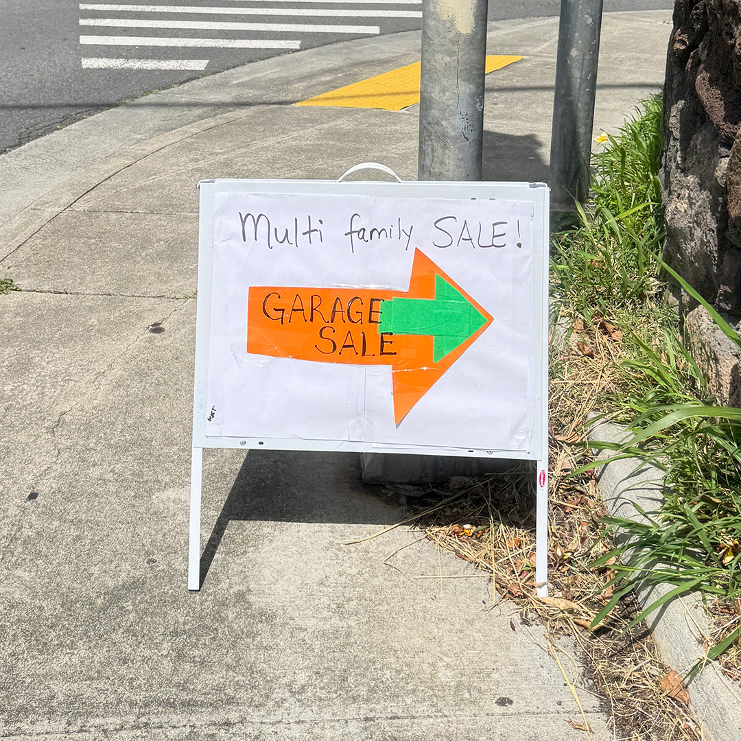 ガレージセールとヤードセールとムービングセールとエステートセールの違い。