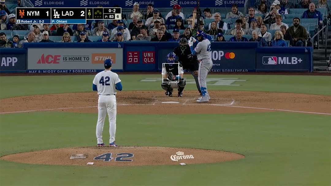 今日の大谷くん、キャップはB、背番号は42番!? 今日の大谷くん、キャップはB、背番号は42番!?