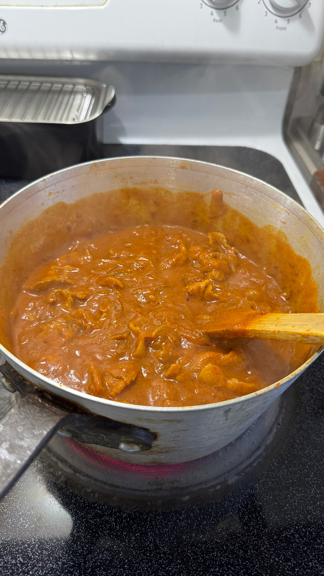 豚バラスパイストマトカレー。 豚バラスパイストマトカレー。